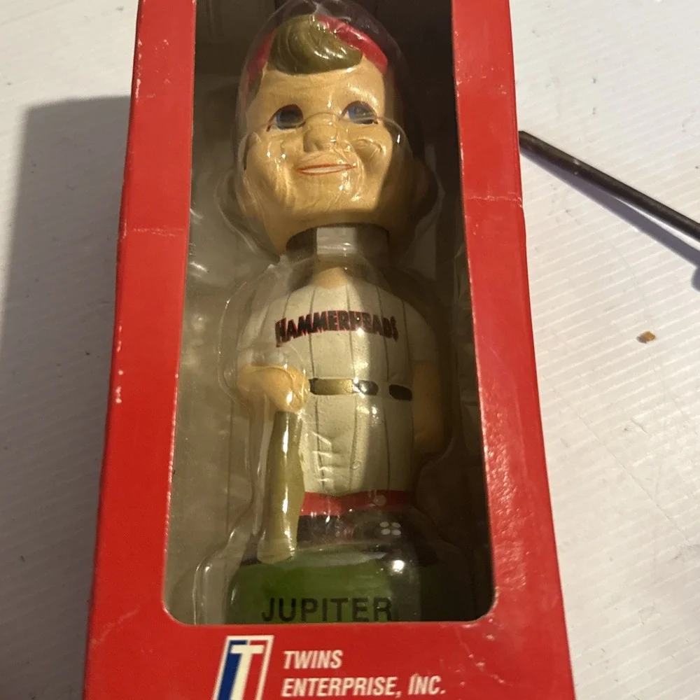 Jupiter Hammerheads baseball bobblehead Twins enterprise‎ RARE 1999 bobbing head